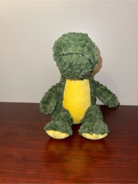 Dinosaur Designs Green and Yellow Plush Dinosaur Toy